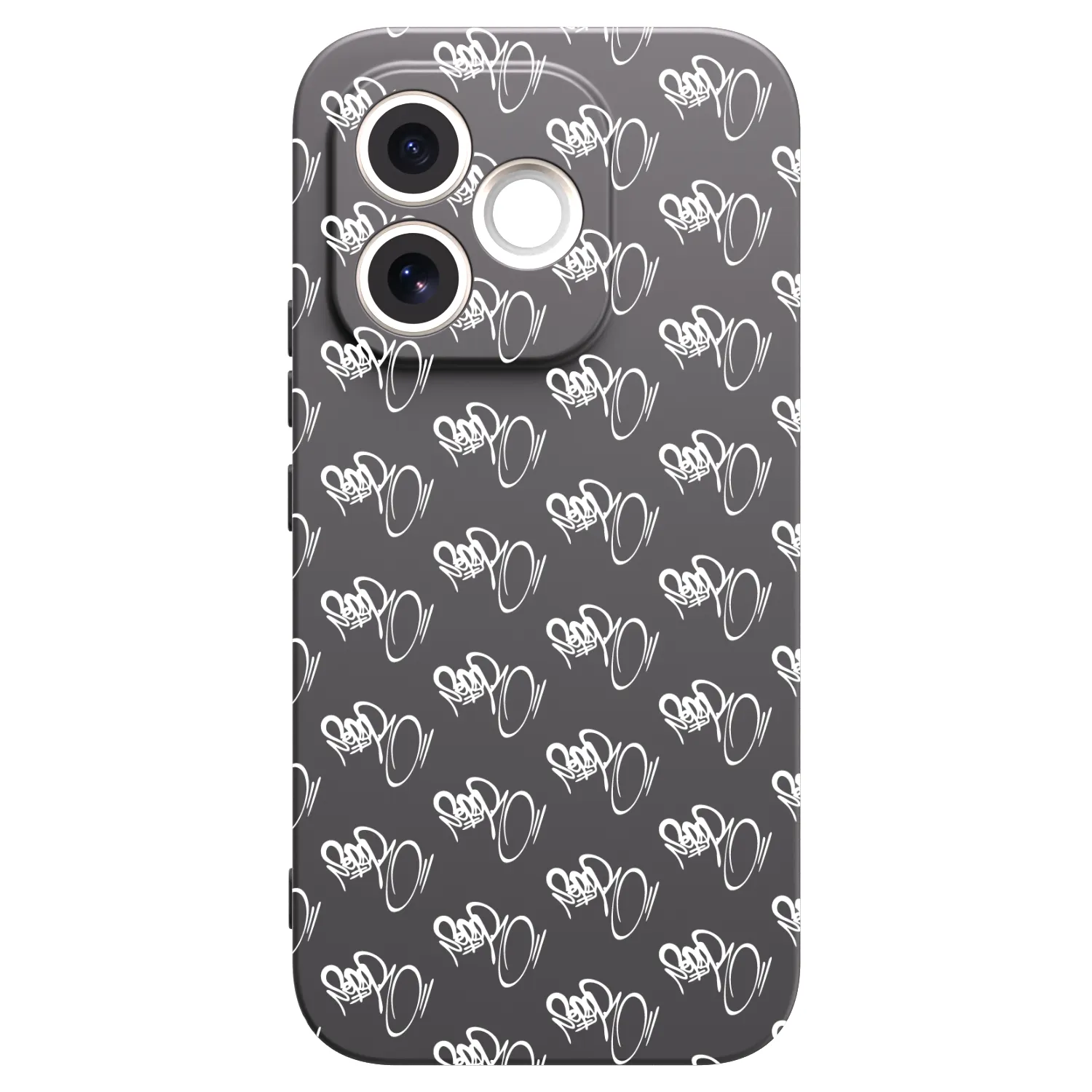 Picasee silikonový černý obal pro Honor 600 Lite - Separ - White On Black