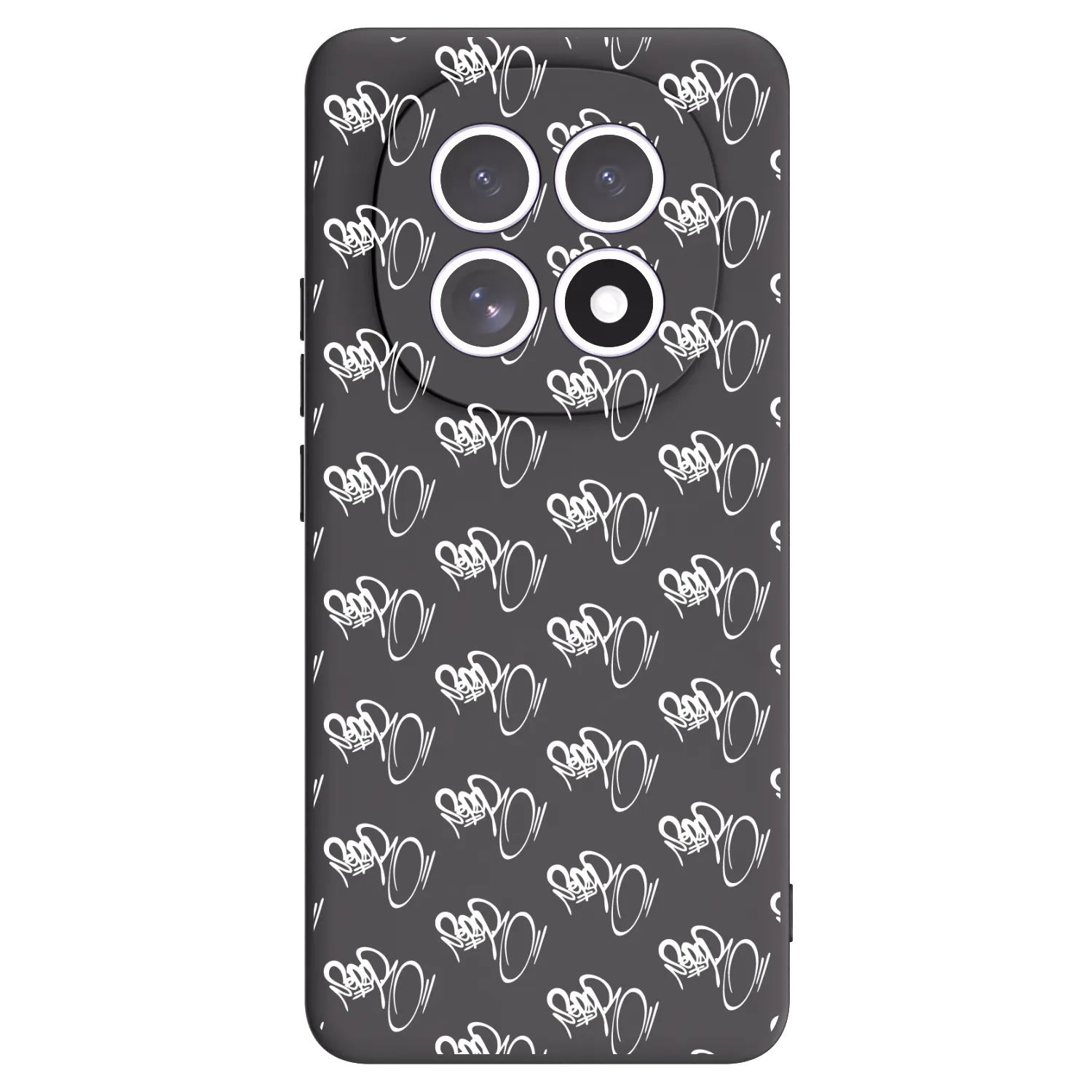 Picasee silikonový černý obal pro Xiaomi Redmi Note 15 5G - Separ - White On Black