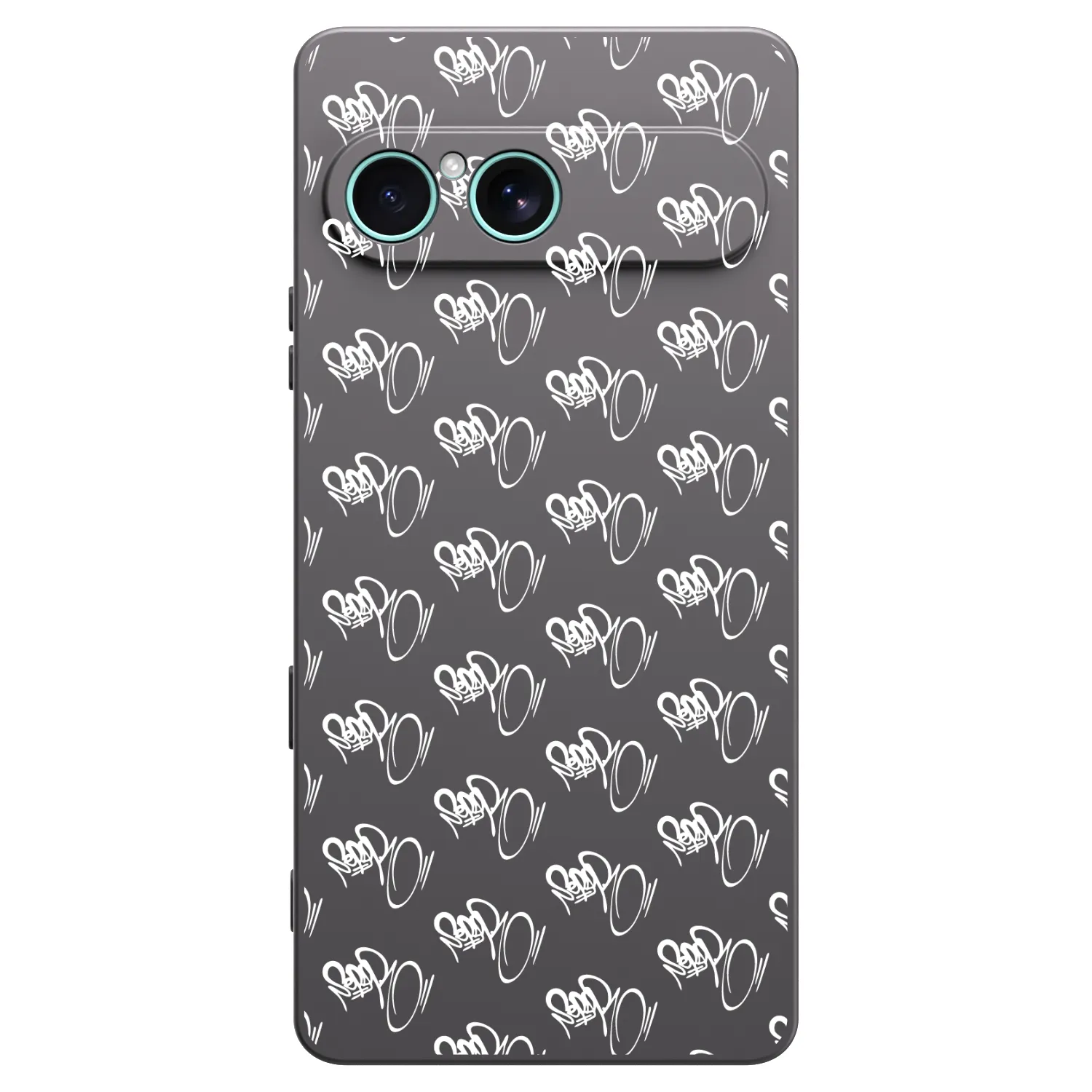 Picasee silikonový černý obal pro Sony Xperia 10 VII - Separ - White On Black