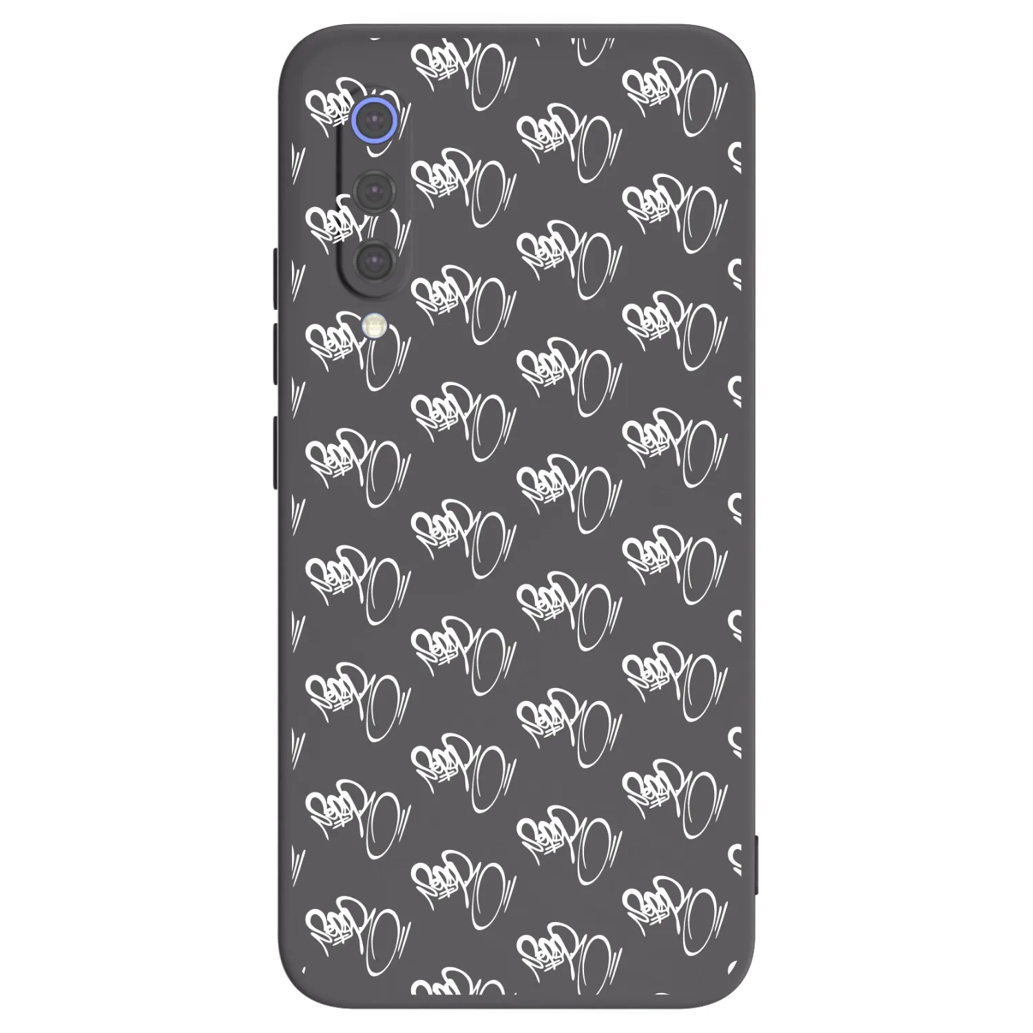Picasee silikonový černý obal pro Xiaomi Mi 9 SE - Separ - White On Black