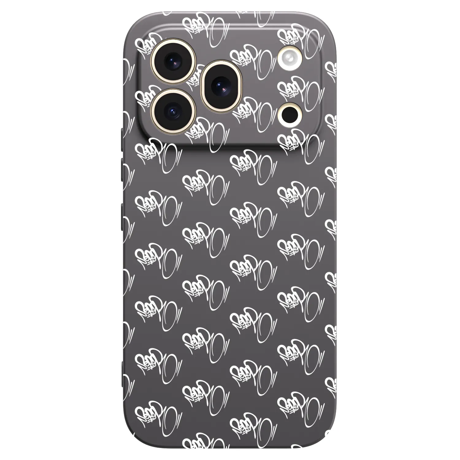 Picasee silikonový černý obal pro Honor 600 Pro - Separ - White On Black