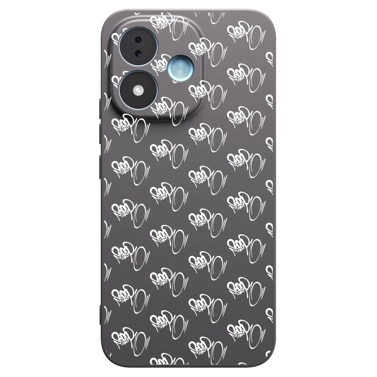 Picasee silikonový černý obal pro Xiaomi Redmi Note 17 5G - Separ - White On Black