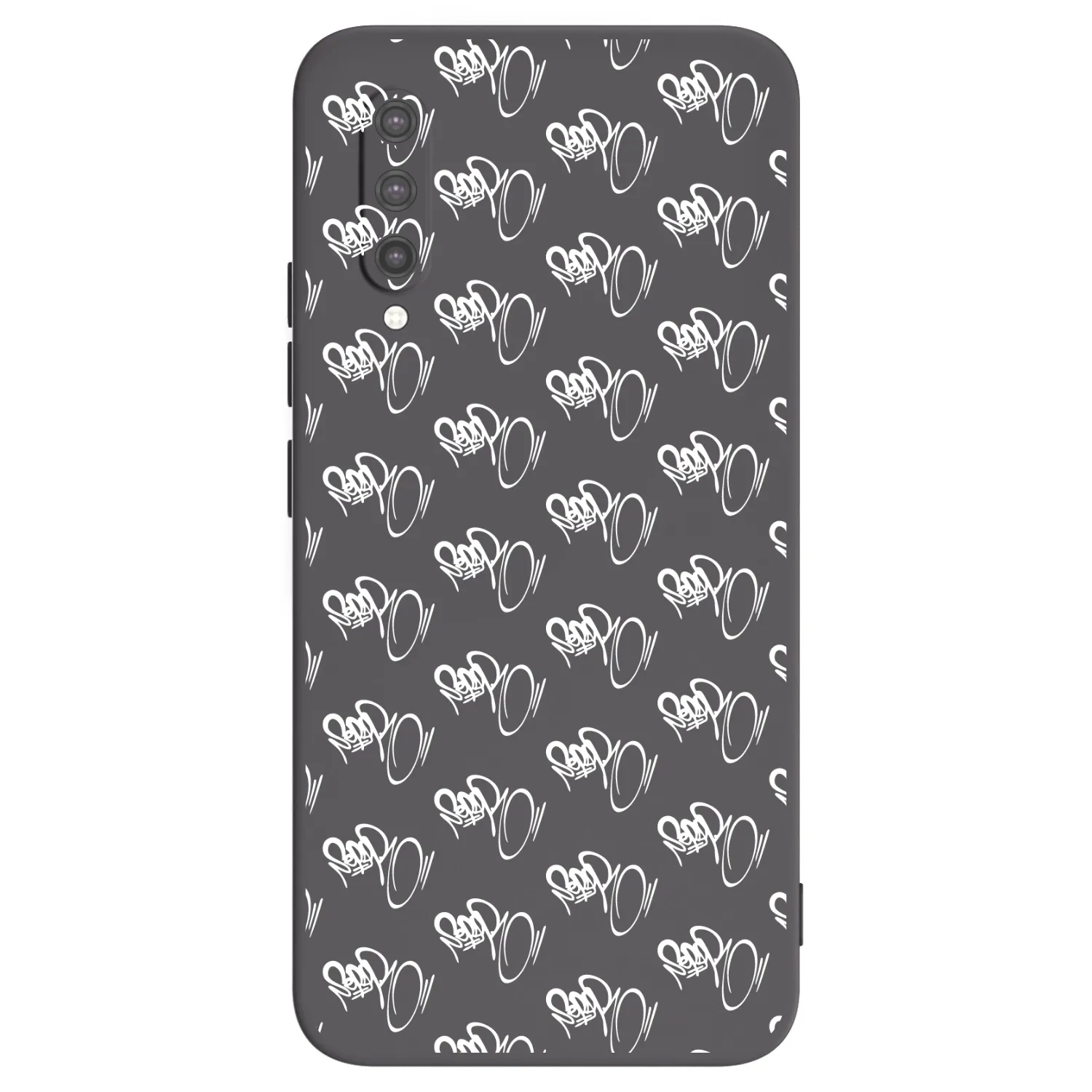 Picasee silikonový černý obal pro Xiaomi Mi 9 Lite - Separ - White On Black