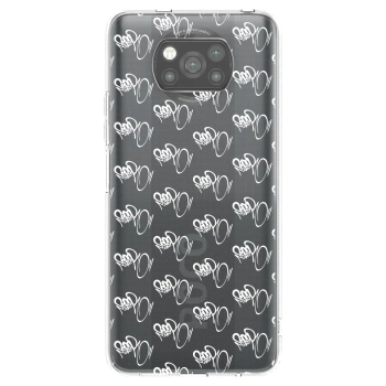 Obal pro Xiaomi Poco X3 - Separ - White On Black
