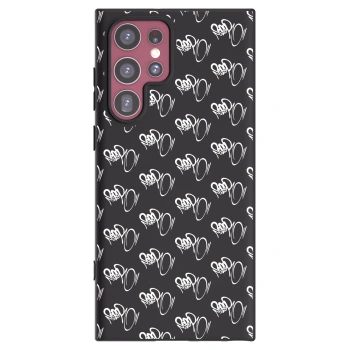 Obal pro Samsung Galaxy S22 Ultra 5G - Separ - White On Black