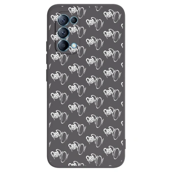 Obal pro OPPO Reno 5 5G - Separ - White On Black