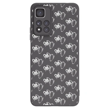 Obal pro Xiaomi Redmi Note 11 Pro+ 5G - Separ - White On Black