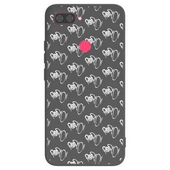 Obal pro Xiaomi Mi 8 Lite - Separ - White On Black