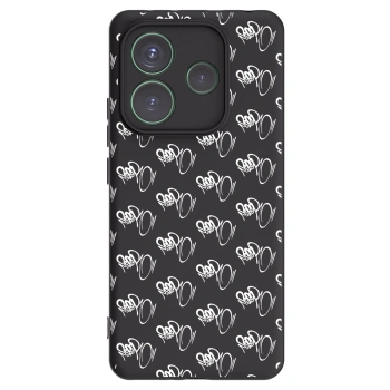 Obal pro Xiaomi Redmi Note 14 5G - Separ - White On Black