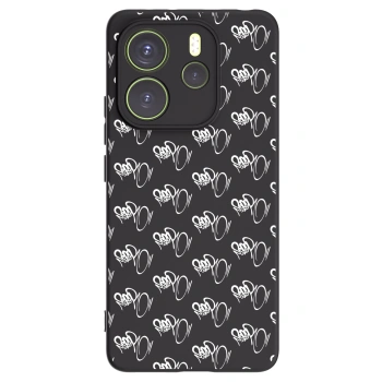 Obal pro Xiaomi Redmi Note 14 4G - Separ - White On Black