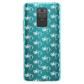 Obal pro Xiaomi Redmi Note 9 - Separ - White On Black