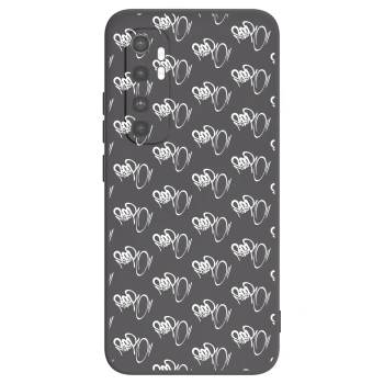 Obal pro Xiaomi Mi Note 10 Lite - Separ - White On Black