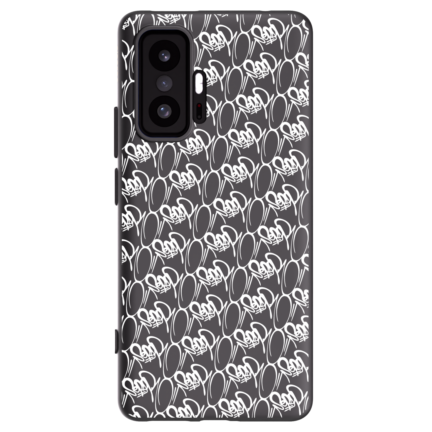 Picasee silikonový černý obal pro Xiaomi 11T - Separ - White On Black 2