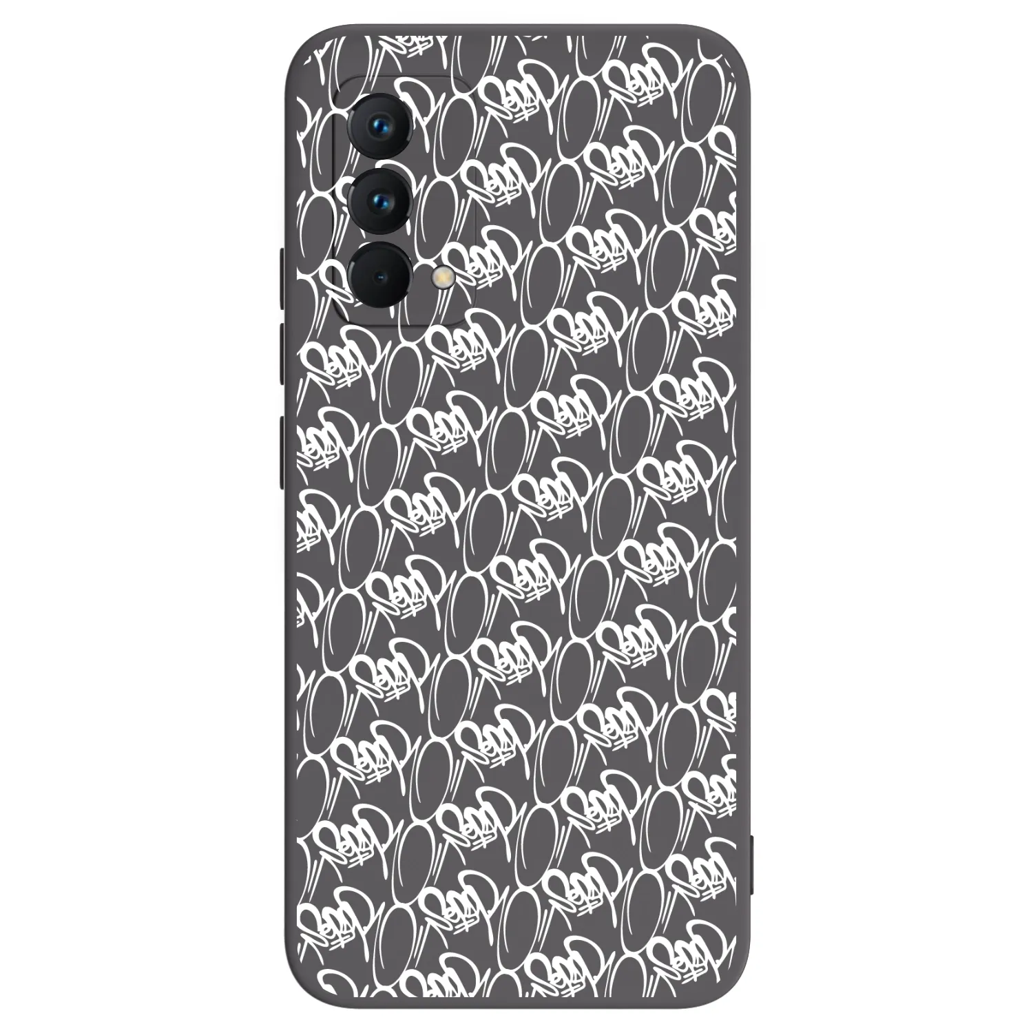Picasee silikonový černý obal pro Realme GT Master Edition 5G - Separ - White On Black 2