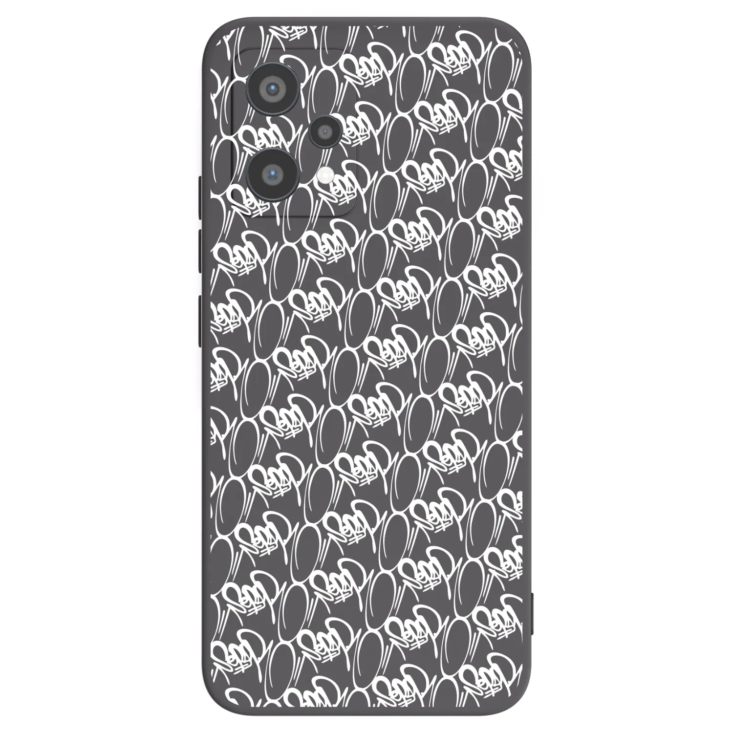Picasee silikonový černý obal pro Realme 9 Pro 5G - Separ - White On Black 2