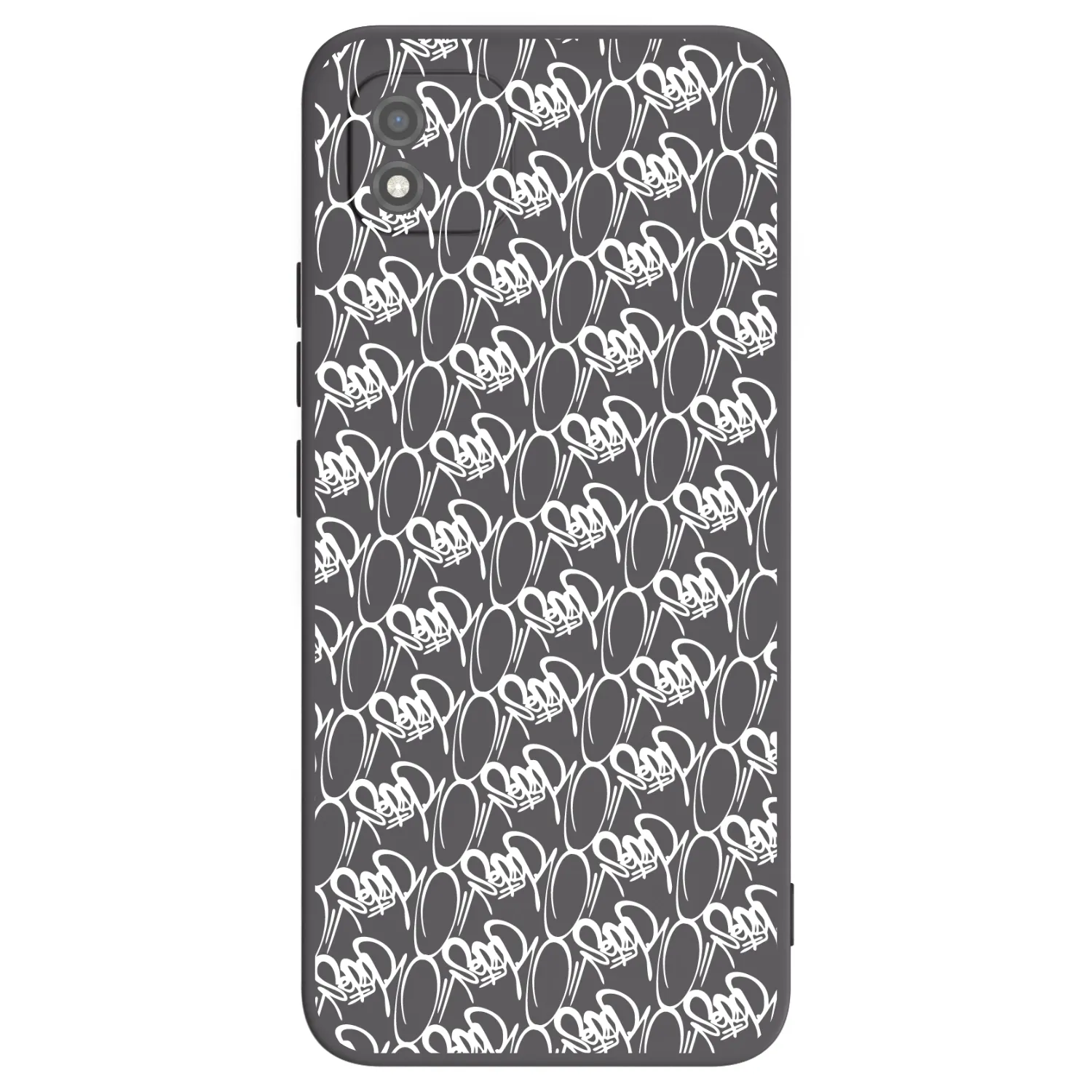 Picasee silikonový černý obal pro Realme C11 (2021) - Separ - White On Black 2
