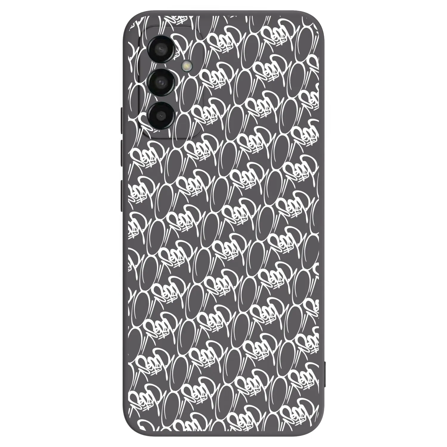 Picasee silikonový černý obal pro Samsung Galaxy M13 M135F - Separ - White On Black 2