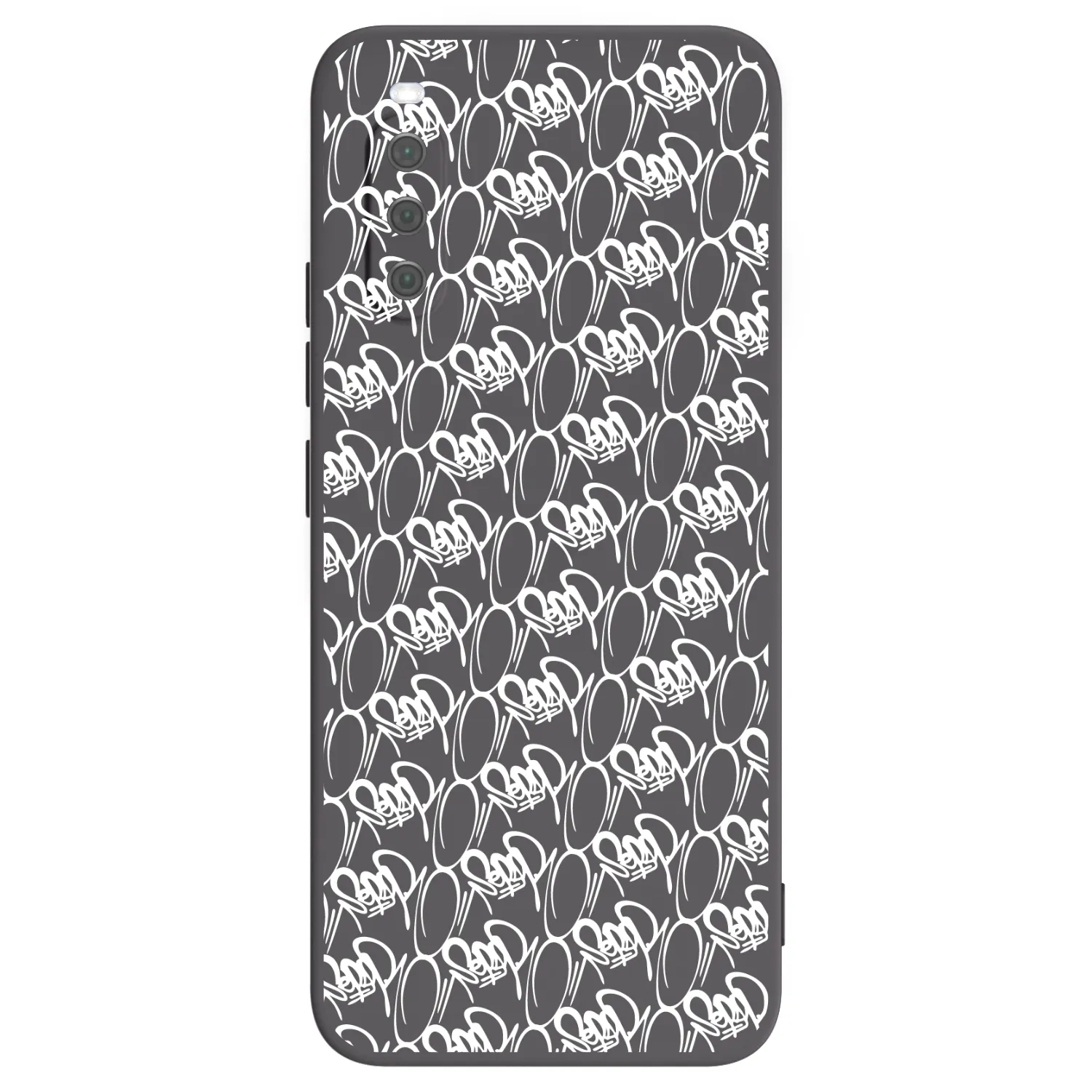 Picasee silikonový černý obal pro Sony Xperia 10 III - Separ - White On Black 2