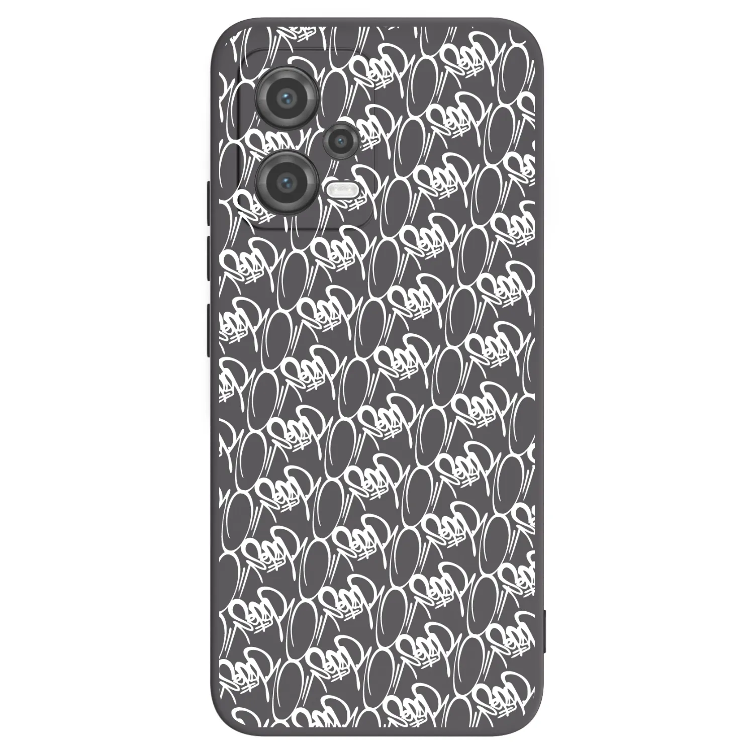 Picasee silikonový černý obal pro Xiaomi Poco X5 - Separ - White On Black 2