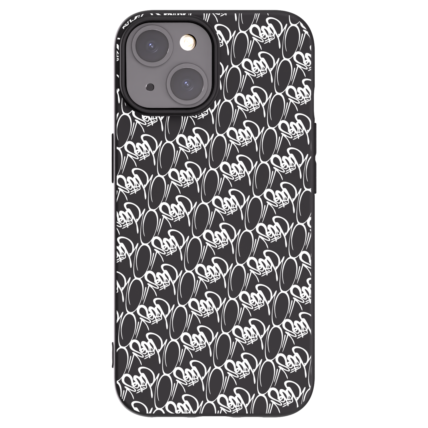 Picasee silikonový černý obal pro Apple iPhone 15 - Separ - White On Black 2