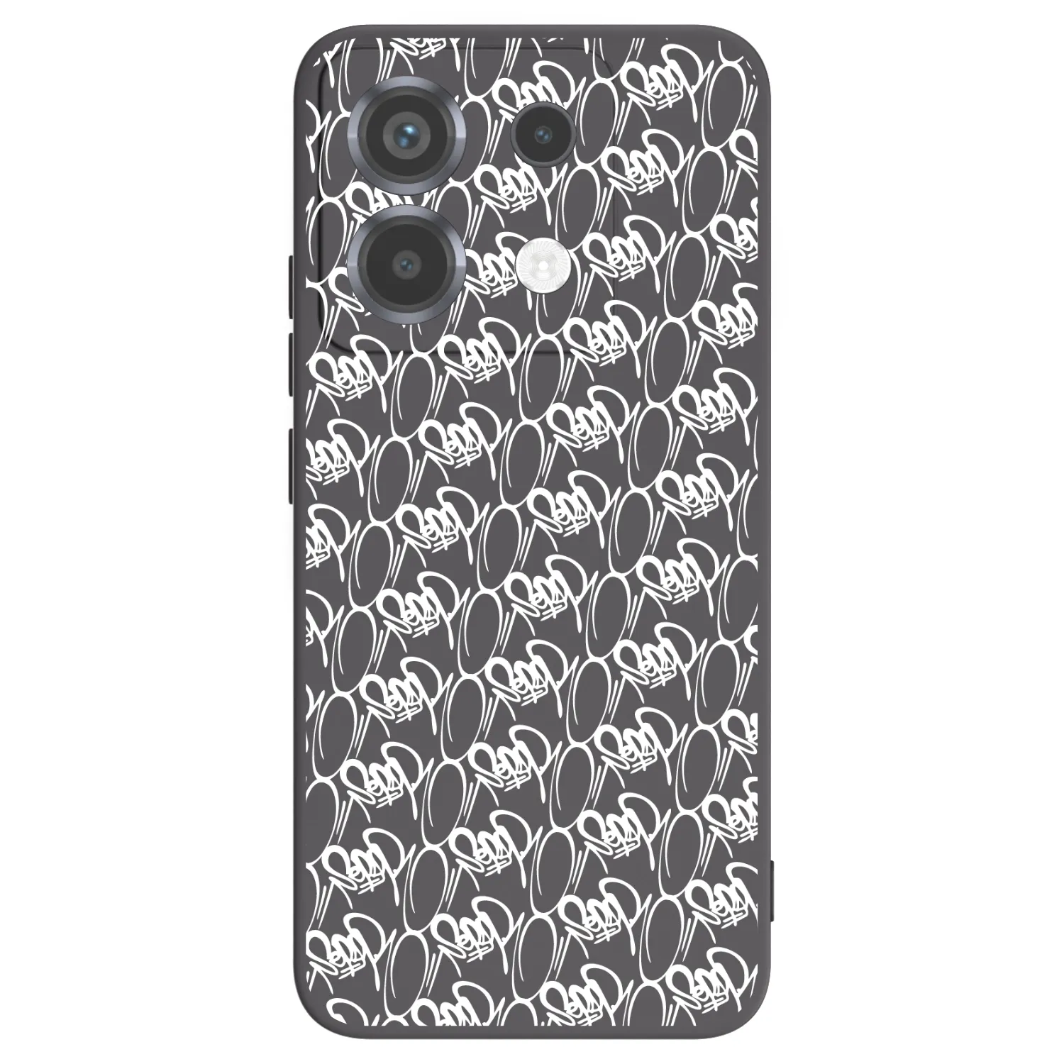 Picasee silikonový černý obal pro Xiaomi Poco X6 - Separ - White On Black 2