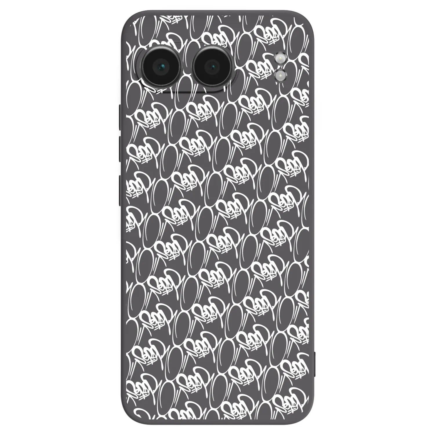 Picasee silikonový černý obal pro OnePlus Nord 4 - Separ - White On Black 2