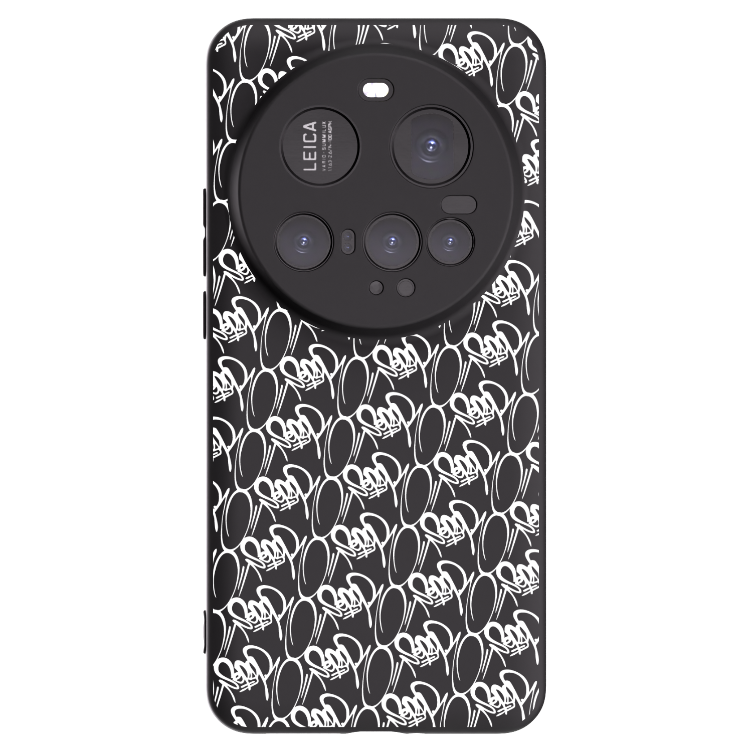 Picasee silikonový černý obal pro Xiaomi 15 Ultra - Separ - White On Black 2