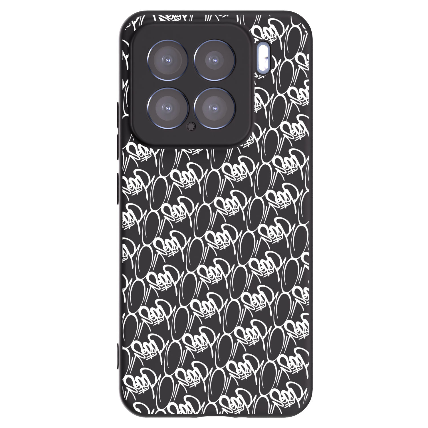 Picasee silikonový černý obal pro Xiaomi 15 - Separ - White On Black 2