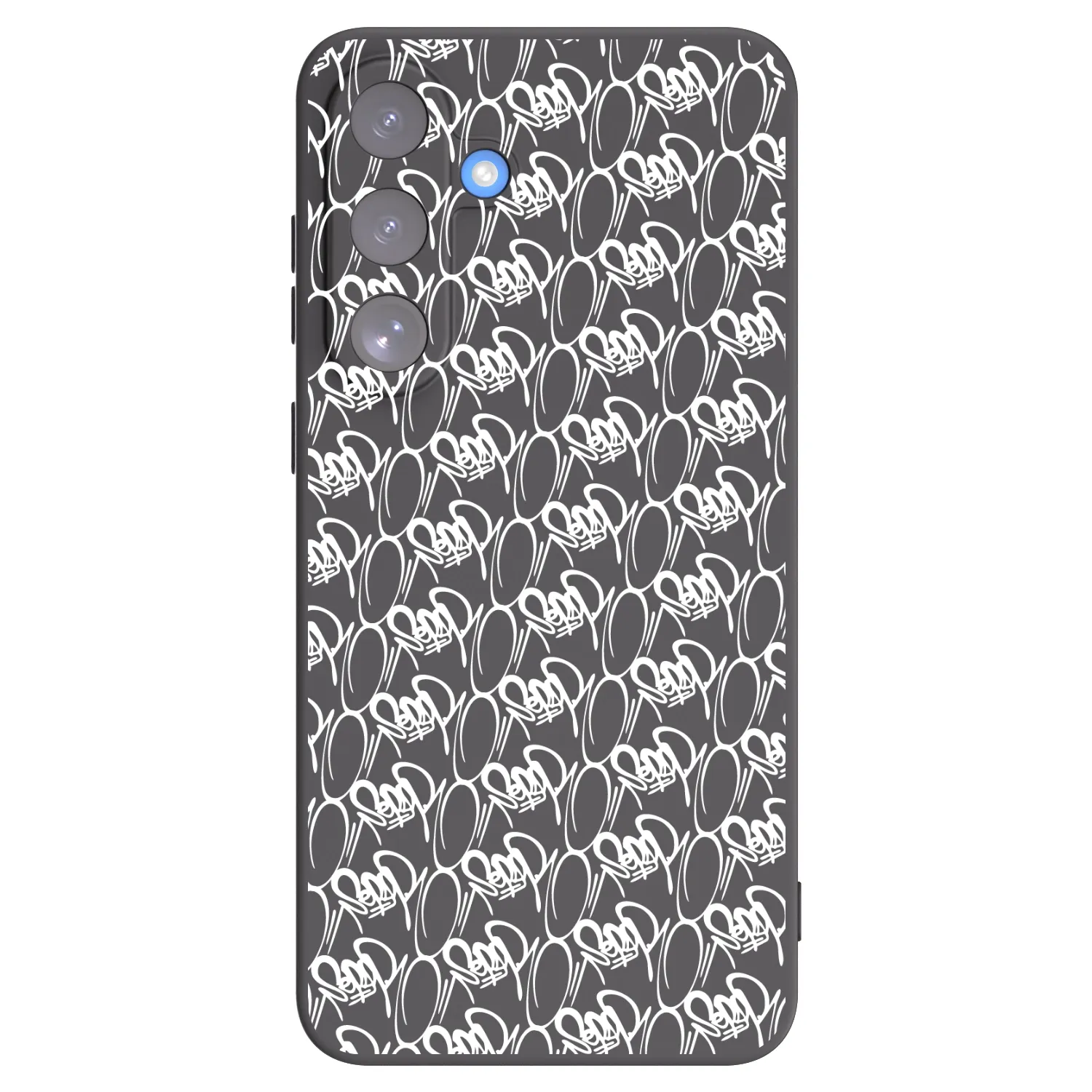 Picasee silikonový černý obal pro Samsung Galaxy S25 FE 5G - Separ - White On Black 2