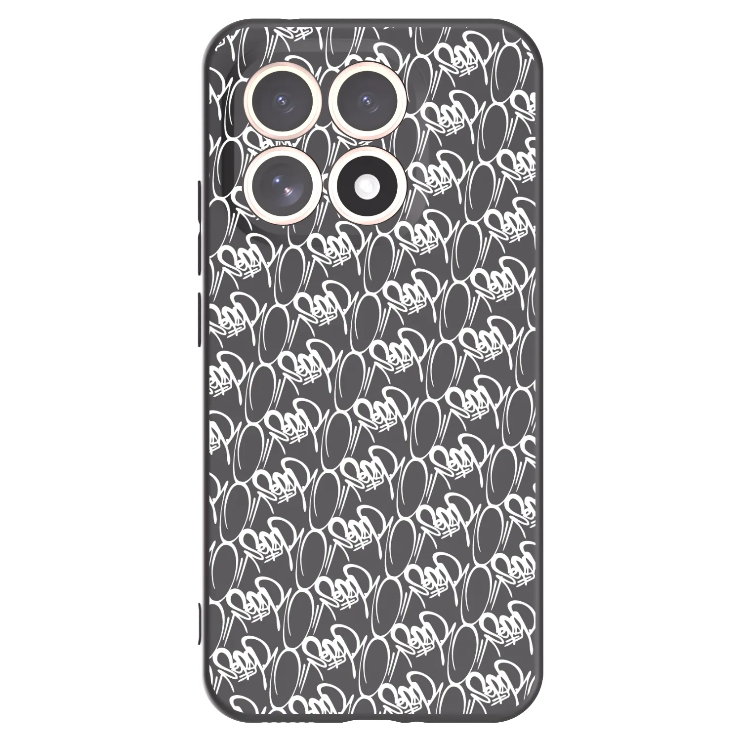 Picasee silikonový černý obal pro Xiaomi 15T - Separ - White On Black 2
