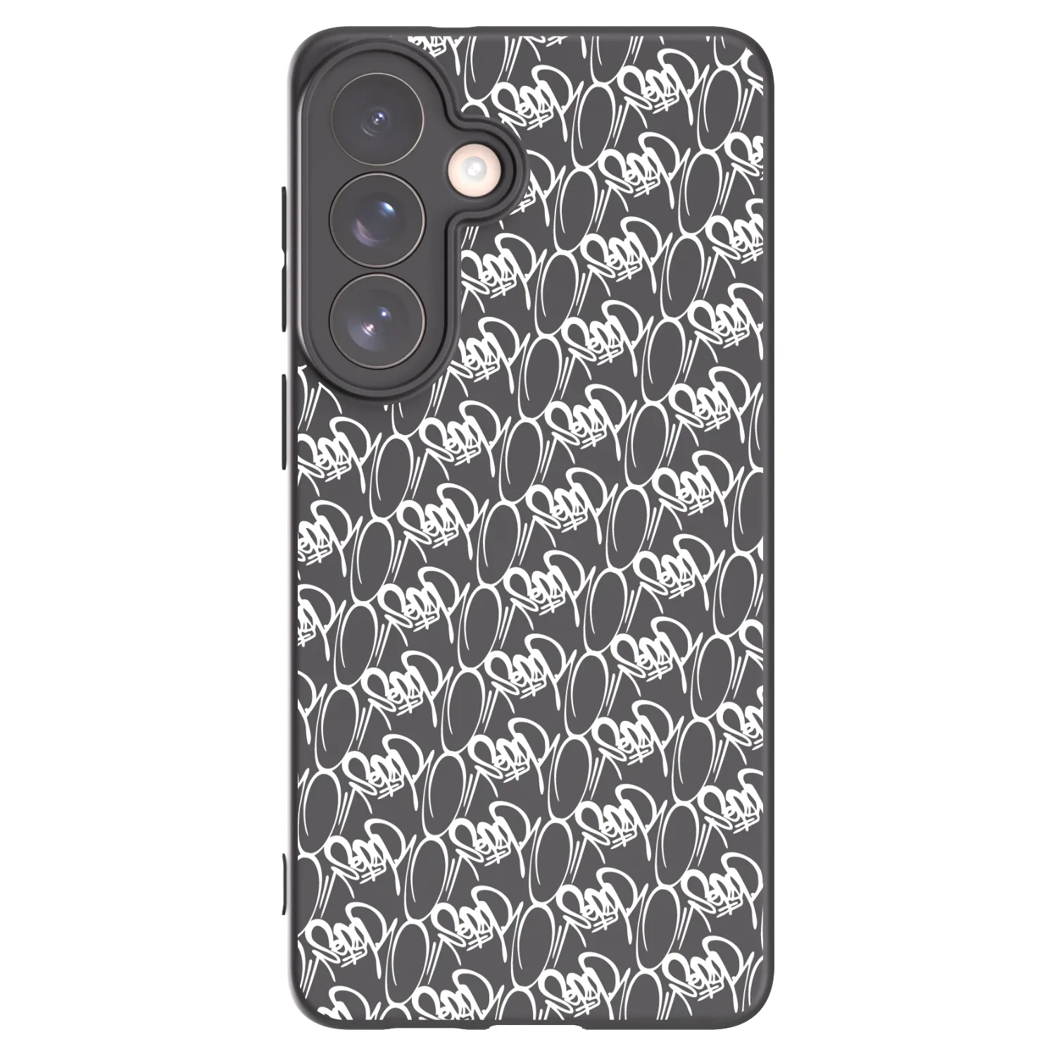 Picasee silikonový černý obal pro Samsung Galaxy S26+ - Separ - White On Black 2
