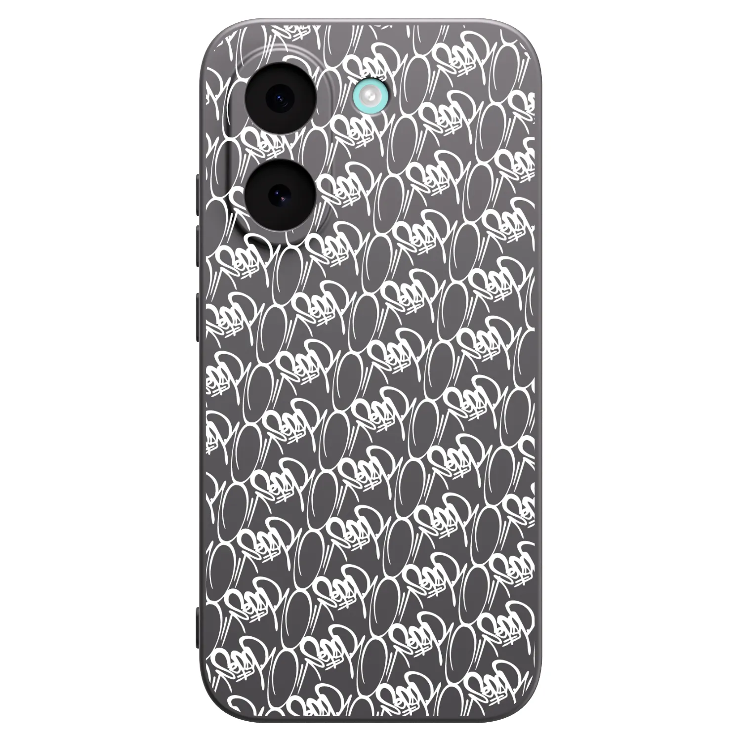 Picasee silikonový černý obal pro Xiaomi Poco X8 Pro - Separ - White On Black 2
