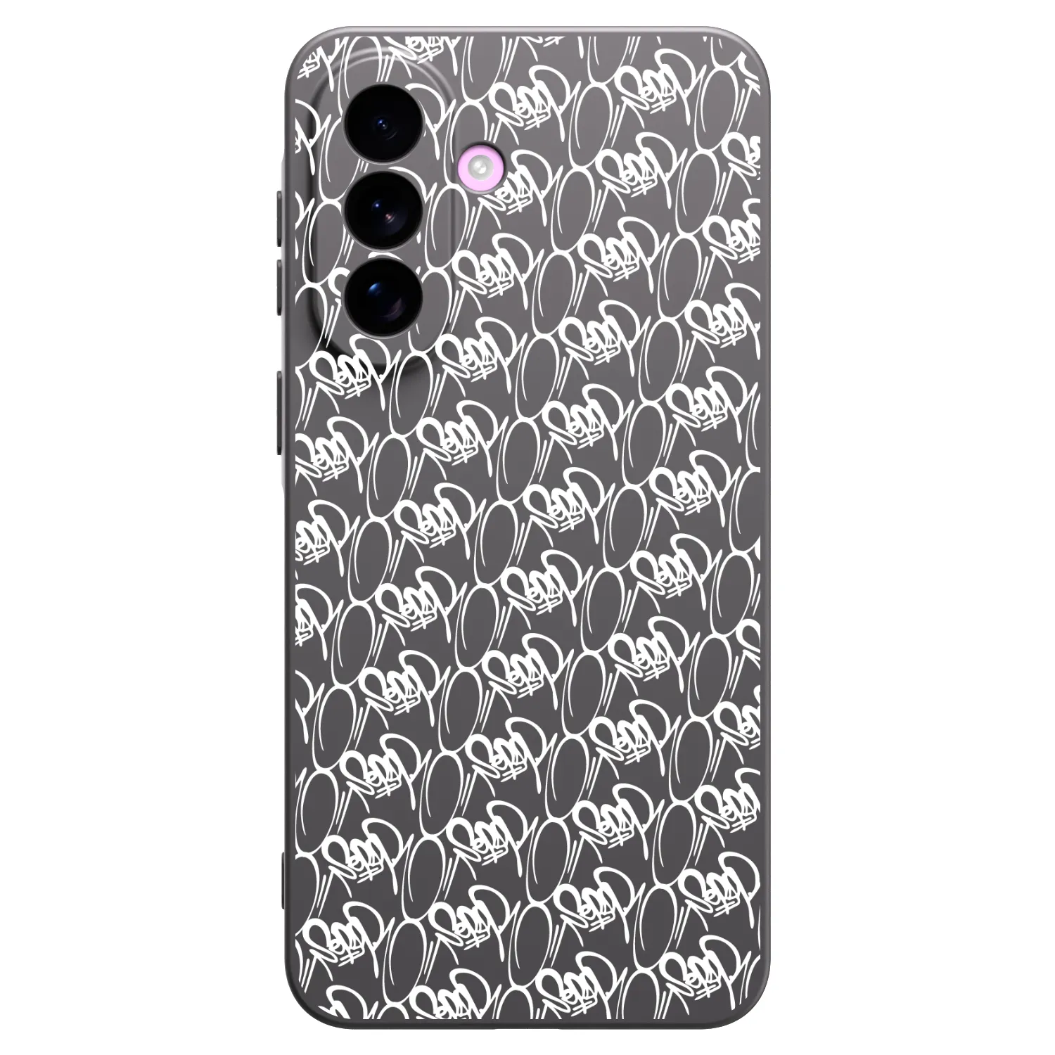 Picasee silikonový černý obal pro Samsung Galaxy A57 5G - Separ - White On Black 2