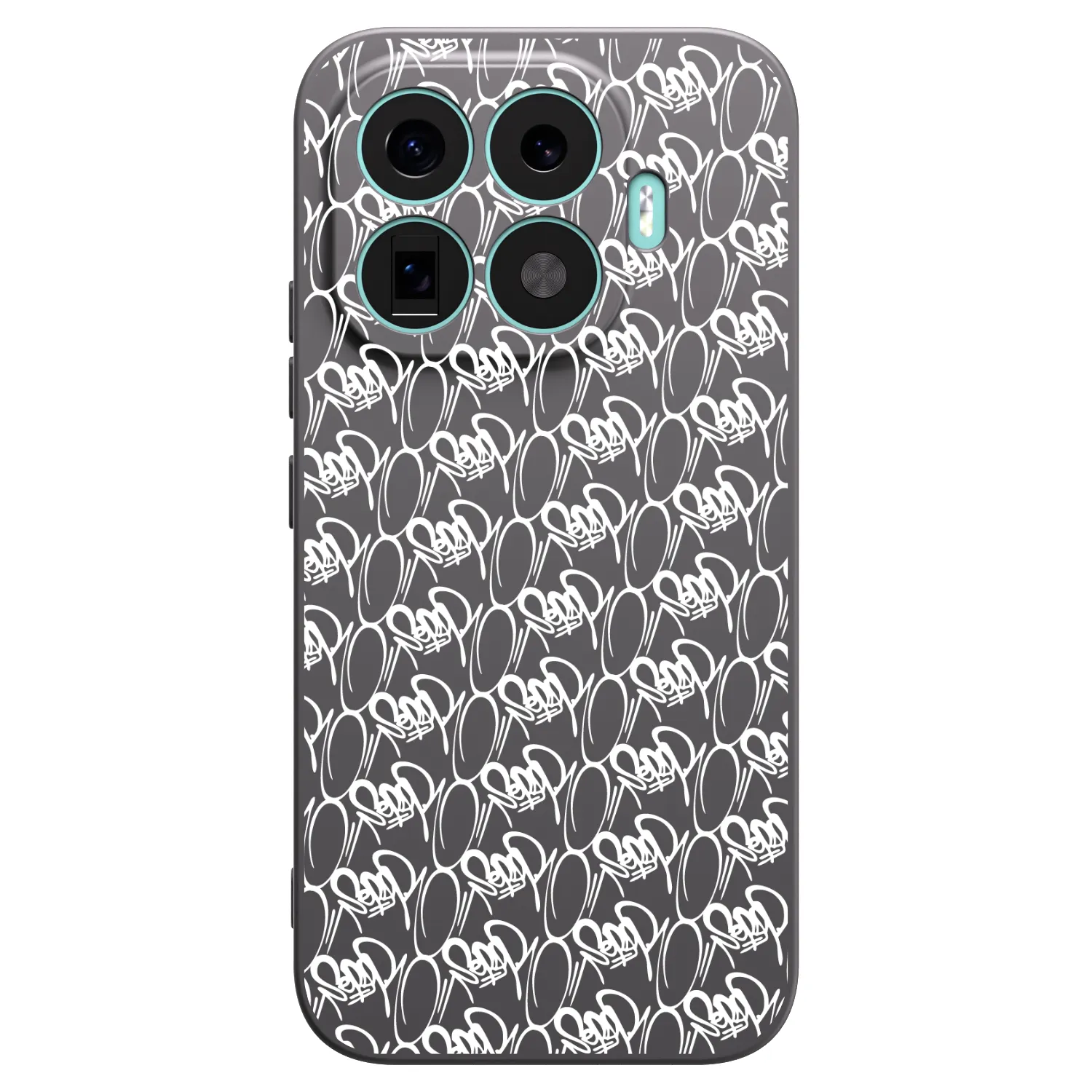 Picasee silikonový černý obal pro Xiaomi 17T - Separ - White On Black 2