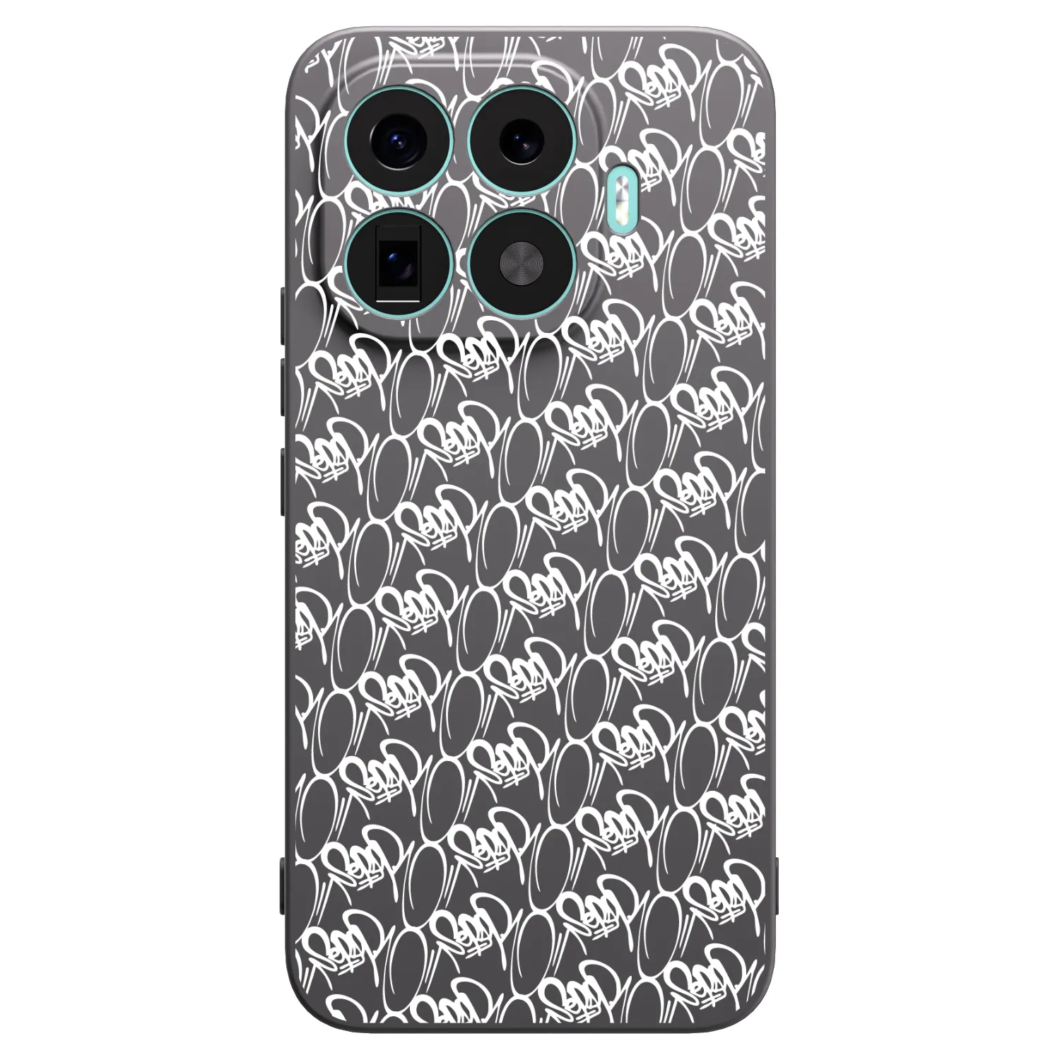 Picasee silikonový černý obal pro Xiaomi 17T Pro - Separ - White On Black 2