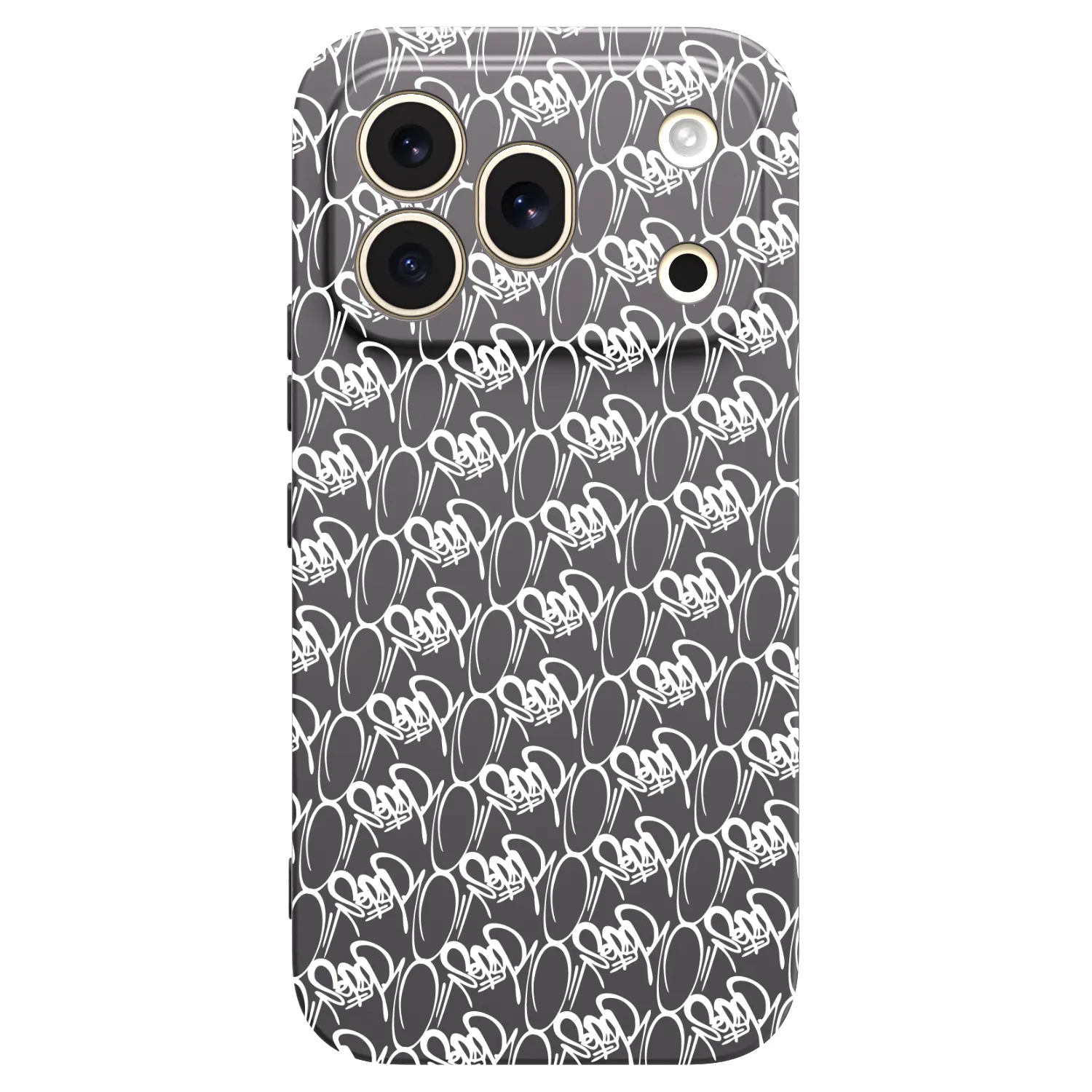 Picasee silikonový černý obal pro Honor 600 Pro - Separ - White On Black 2