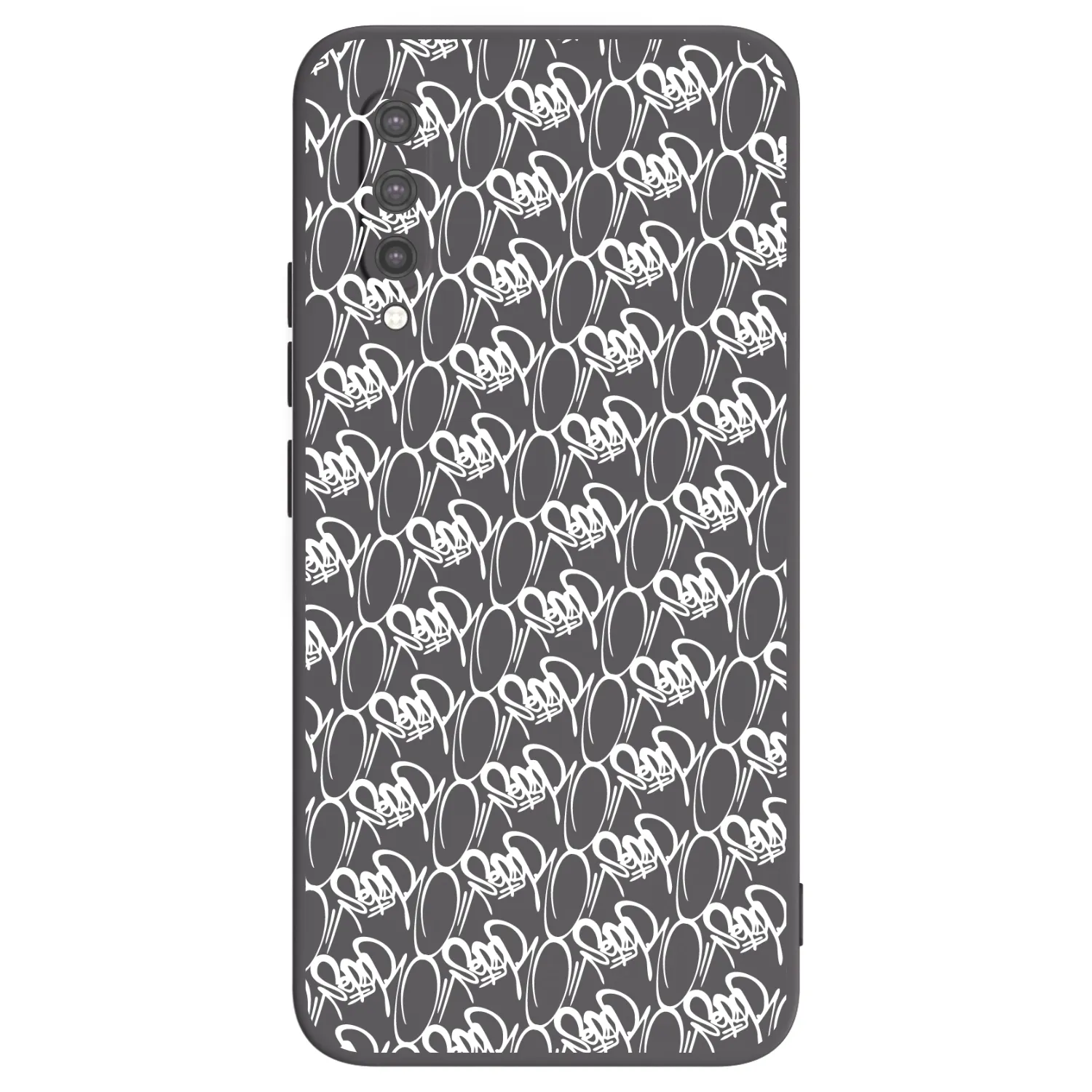 Picasee silikonový černý obal pro Xiaomi Mi 9 Lite - Separ - White On Black 2