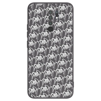 Obal pro Xiaomi Redmi 9 - Separ - White On Black 2