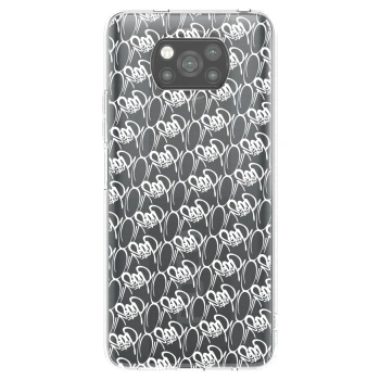 Obal pro Xiaomi Poco X3 - Separ - White On Black 2