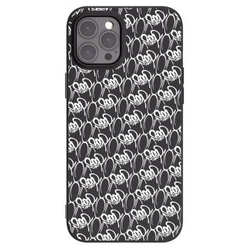 Obal pro Apple iPhone 12 Pro Max - Separ - White On Black 2