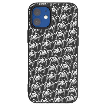 Obal pro Apple iPhone 12 mini - Separ - White On Black 2