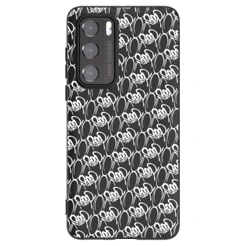 Obal pro Huawei P40 - Separ - White On Black 2