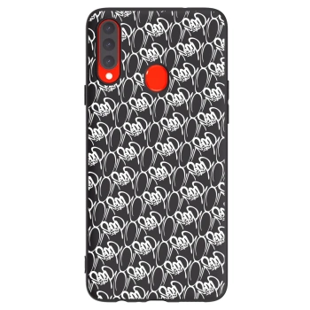 Obal pro Samsung Galaxy A20s - Separ - White On Black 2