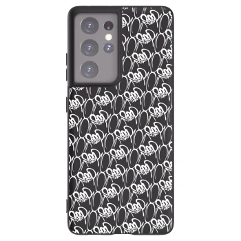Obal pro Samsung Galaxy S21 Ultra 5G G998B - Separ - White On Black 2