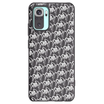 Obal pro Xiaomi Redmi Note 10 Pro - Separ - White On Black 2