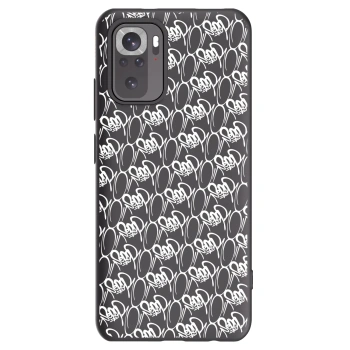 Obal pro Xiaomi Redmi Note 10S - Separ - White On Black 2