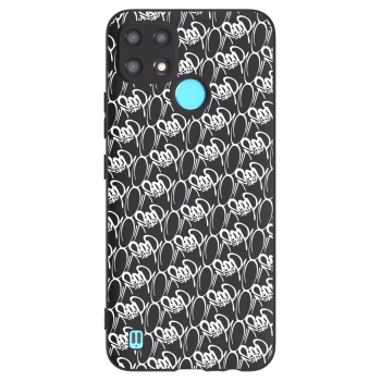 Obal pro Realme C21 - Separ - White On Black 2