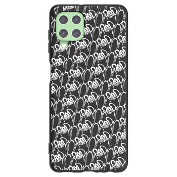 Obal pro Samsung Galaxy A22 A225F 4G - Separ - White On Black 2
