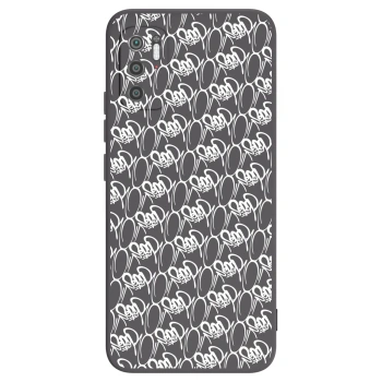 Obal pro Xiaomi Poco M3 Pro 5G - Separ - White On Black 2