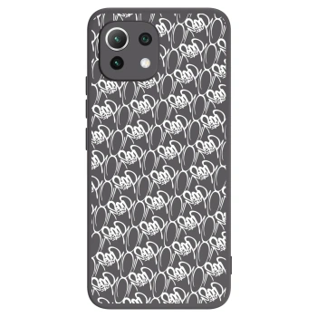 Obal pro Xiaomi 11 Lite 5G NE - Separ - White On Black 2